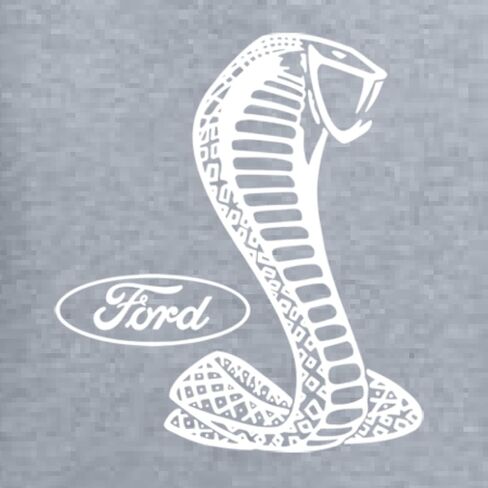 Wild Bobby Retro Ford Shelby Cobra Emblem Vintage White Logo Cars and Trucks Front and Back Unisex Hoodie Sweatshirt in Saudi Arabia