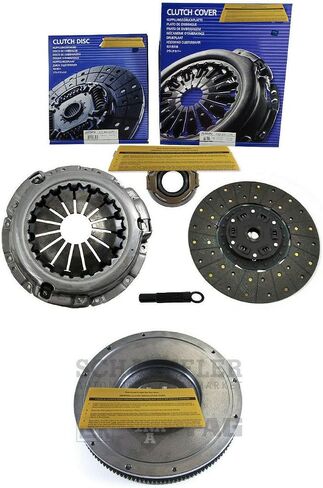 AISIN-EFT Stage 2 Clutch Kit with OEM Flywheel for 2005-15 Toyota Tacoma, 2007-14 FJ Cruiser, 2005-14 Tundra 4.0L V6 - Durable Performance with Smooth Engagement - Offers 12 Month Brand Warranty in Saudi Arabia