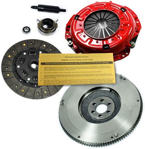 طقم القابض من المرحلة 2 من طراز EFT مع عالي الدقة في 1989-1995 Toyota Pickup & 4Runner 2WD ، 4WD 2.4L - مادة الاحتكاك المكرببة لتحسين الأداء والمتانة - ضمان 12 شهرًا للعلامة التجارية in Saudi Arabia