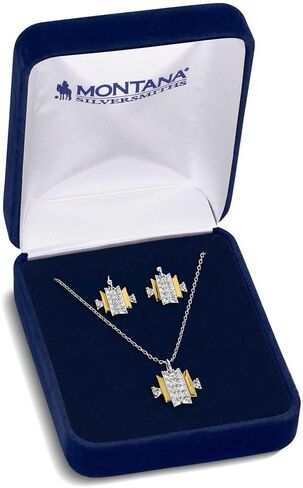 مجموعة مجوهرات Montana Silversmiths للسيدات بتلات متساقطة، 18 بوصة JS5643 in Kuwait