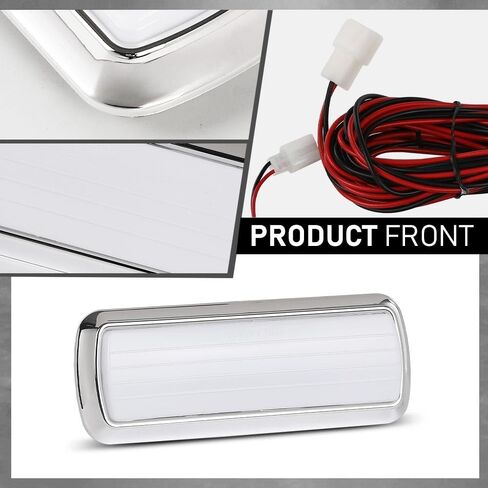 ALLGOOD LED Dome Light Lamp Assembly, Compatible with Chevy GMC Pickup Truck C/K 10 20 30 1960 1961 1962 1963 1964 1965 1966 1967 1968 1969 1970 1971 1972, Chrome Base in Saudi Arabia