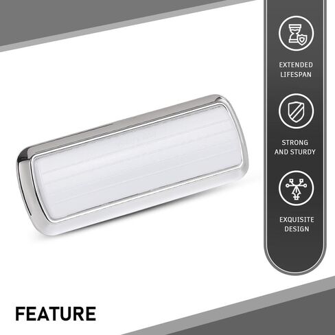 ALLGOOD LED Dome Light Lamp Assembly, Compatible with Chevy GMC Pickup Truck C/K 10 20 30 1960 1961 1962 1963 1964 1965 1966 1967 1968 1969 1970 1971 1972, Chrome Base in Saudi Arabia