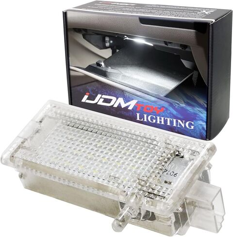 Ijdmtoy كامل LED قفاز LED مصباح التوافق مع BMW 1 3 X1 X3 X5 Series Mini Cooper ، استبدال OEM ، مدعوم من 18-SMD Xenon LED LID in Saudi Arabia