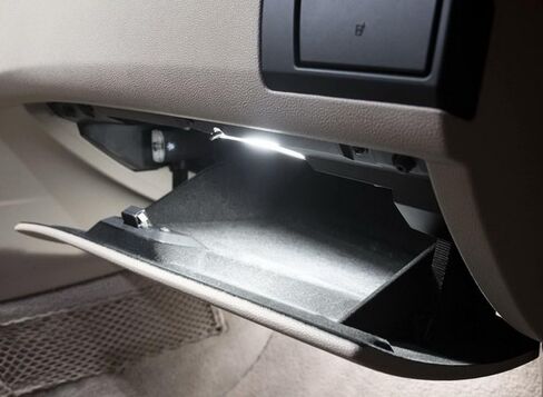 Ijdmtoy كامل LED قفاز LED مصباح التوافق مع BMW 1 3 X1 X3 X5 Series Mini Cooper ، استبدال OEM ، مدعوم من 18-SMD Xenon LED LID in Saudi Arabia