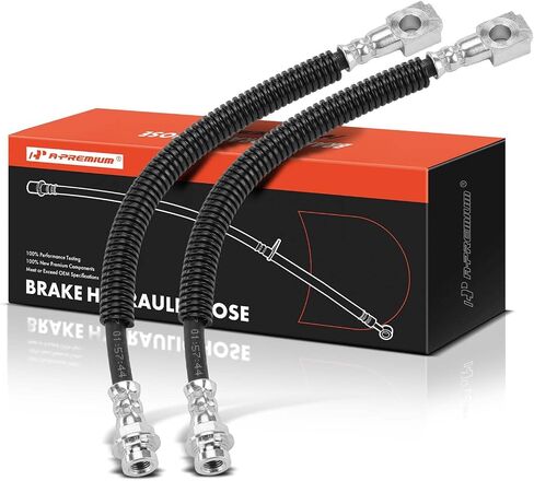 A -Premium Front Driver و Brake Side Skhose خراطيم هيدروليكي متوافق مع نماذج شيفروليه و GMC المختارة - Blazer ، Jimmy ، 1998 1999 2000 - استبدل# 22163515 (حزمة 2) in Saudi Arabia