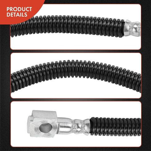 A -Premium Front Driver و Brake Side Skhose خراطيم هيدروليكي متوافق مع نماذج شيفروليه و GMC المختارة - Blazer ، Jimmy ، 1998 1999 2000 - استبدل# 22163515 (حزمة 2) in Saudi Arabia