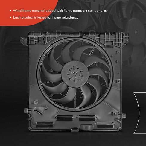 مجموعة مروحة التبريد المبرد A-premium متوافقة مع طرز فورد ولينكولن-Explorer 2020-2023 ، Aviator 2020-2023-استبدال# L1MZ8C607A in Saudi Arabia
