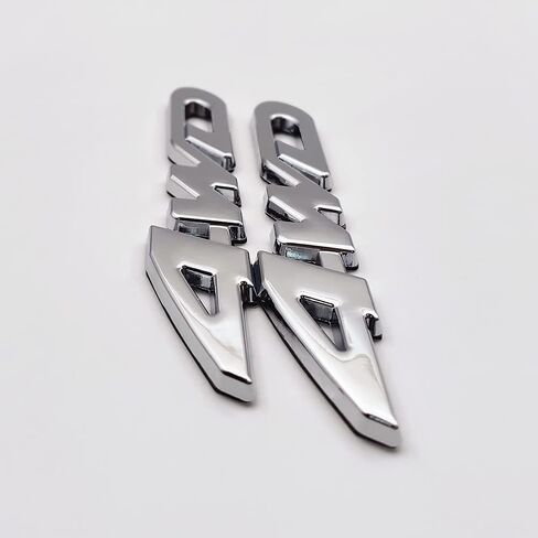 2PCS Metal 4WD Logo Emblem 3D رباعي الدفع شارة خارج طريق Road Road 4x4 Sport Decal Car Trunk Presentive for Universal Oper (Black) in Kuwait