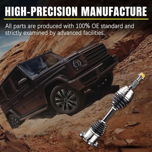 استبدال محور CV الأمامي لعام 2002 2003 2004 2005 2006 شيفروليه أفالانش 1500 كاديلاك إسكاليد تحويلة ، ل GMC Sierra Yukon XL Chevy Tahoe Suburban Silverado 1500 Assembly [6-Lug ؛ 4WD] in Kuwait