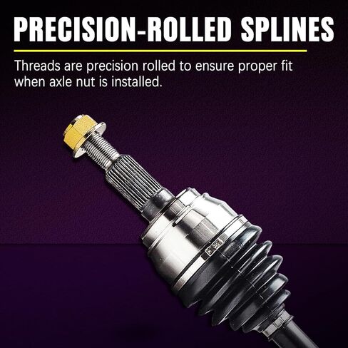 استبدال محور CV الأمامي لعام 2002 2003 2004 2005 2006 شيفروليه أفالانش 1500 كاديلاك إسكاليد تحويلة ، ل GMC Sierra Yukon XL Chevy Tahoe Suburban Silverado 1500 Assembly [6-Lug ؛ 4WD] in Kuwait