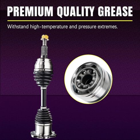 استبدال محور CV الأمامي لعام 2002 2003 2004 2005 2006 شيفروليه أفالانش 1500 كاديلاك إسكاليد تحويلة ، ل GMC Sierra Yukon XL Chevy Tahoe Suburban Silverado 1500 Assembly [6-Lug ؛ 4WD] in Kuwait