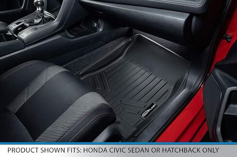 Smartliner Custom Fit Floor Mats 2 صف بطانة الصف 2016-2021 Honda Civic in Saudi Arabia