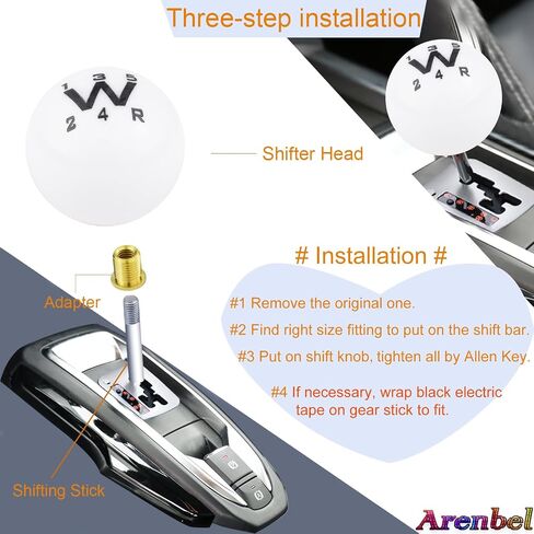 Arenbel 5 سرعات SHIFTER BALL BALL LEVER STACK CAR RACING SHIW in Saudi Arabia