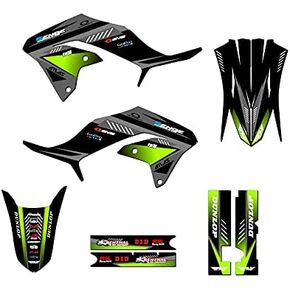 2020-2022 KLX 230 Surge Pink Senge Graphics Complete Kit with Rider I.D. Compatible with Kawasaki in Kuwait
