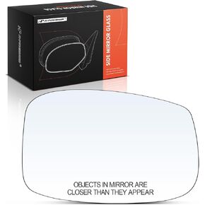A-Premium Right Passenger Side Heated Mirror Glass with Backing Plate Compatible with Honda Odyssey 2018 2019 2020 2021 2022 2023 - Exterior Side View Convex Mirror in Kuwait