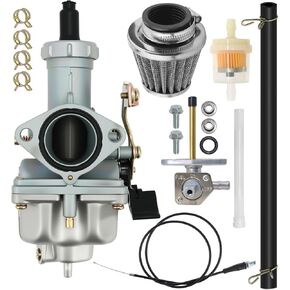 PZ27 CARBURETOR FIT لـ 4 Stroke 125CC 150CC 200CC 250CC ATV ATV 27MM لـ Honda Sportrax TRX250EX 2001-2005 ATC200M ATC200E ATC200ES TRX200SX TRX200D مع FUEL PETCOCK VALVE in Kuwait