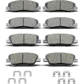 D1202 D1284 8pcs Ceramic Front Rear Brake Pads With Clips Fit For Kia Borrego/For Sedona,For Hyundai Entourage/For Santa Fe/For Santa Fe Xl in Saudi Arabia