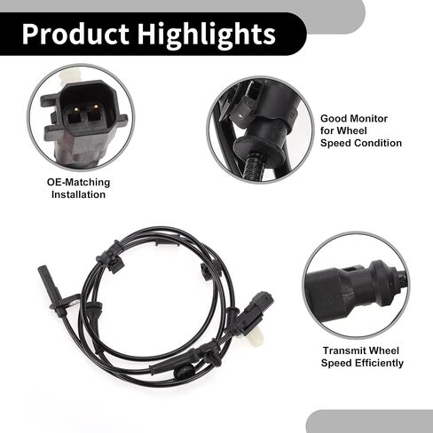 مستشعر سرعة عجلة ABS No.AL5Z2C190B/AL5Z2C190C/BRAB340 الخلفي على جانب الركاب الأيمن من أجل Ford for Ranger 2010-2011 in Saudi Arabia