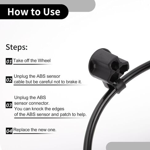 مستشعر سرعة عجلة ABS No.AL5Z2C190B/AL5Z2C190C/BRAB340 الخلفي على جانب الركاب الأيمن من أجل Ford for Ranger 2010-2011 in Saudi Arabia