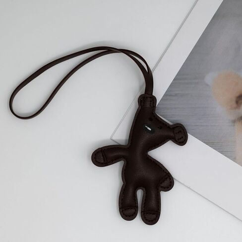 Bear Bag Charm, Cute Bear Charm for Purse Handbags Bag Accessories Car Charms PU Lazy Bears Key Charms in Saudi Arabia