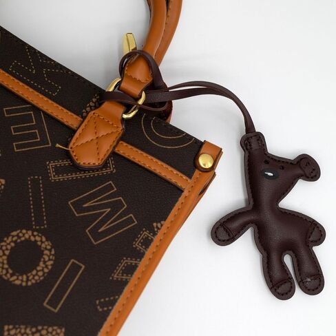 Bear Bag Charm, Cute Bear Charm for Purse Handbags Bag Accessories Car Charms PU Lazy Bears Key Charms in Saudi Arabia