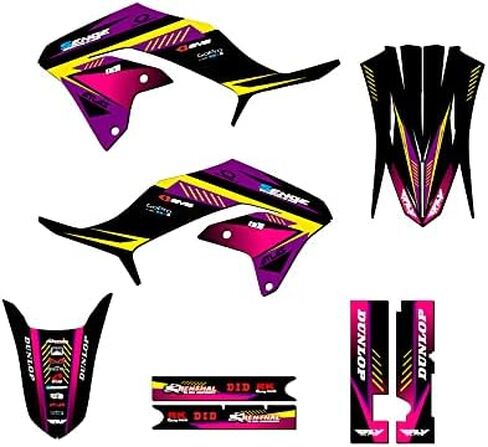2020-2022 KLX 230 Surge Pink Senge Graphics Complete Kit with Rider I.D. Compatible with Kawasaki in Kuwait