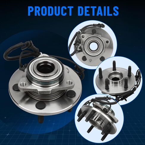 515126 محور العجلة اليسرى/اليمنى الأمامي وحامله ل Dodge RAM 1500 2009 2010 ، لـ RAM 1500 2011 5 LUGS W/ABS in Saudi Arabia