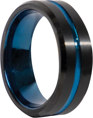 Rothco Tungsten Carbide RING BLUE RING in Saudi Arabia