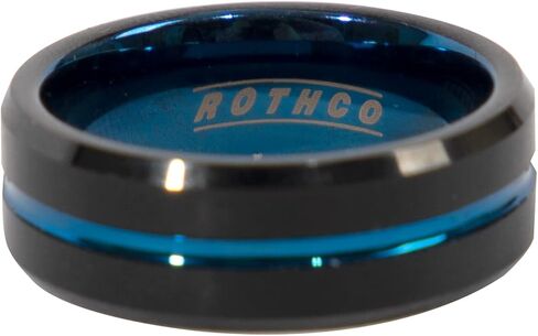 Rothco Tungsten Carbide RING BLUE RING in Saudi Arabia