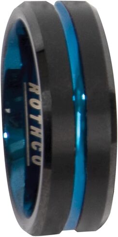 Rothco Tungsten Carbide RING BLUE RING in Saudi Arabia