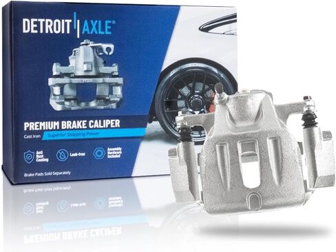 Detroit Axle - Front Right Brake Caliper for 2001-2007 Toyota Highlander 2002 2003 2004 2005 2006 Disc Brake Caliper with Bracket Assembly Replacement in Saudi Arabia
