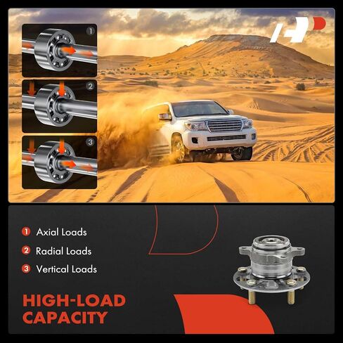 A-Premium الخلفي محمل وتجميع المحور متوافق مع Honda Civic 2013 2014 2015 ، FWD ، مع 5-LUG in Saudi Arabia