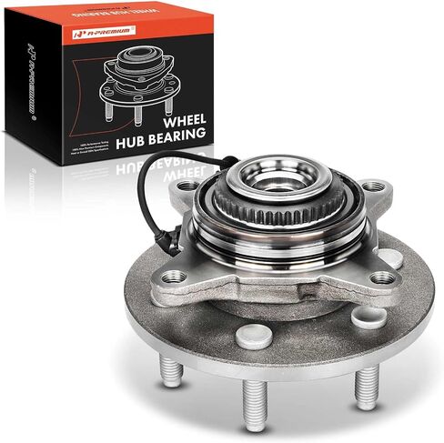 A-Premium Front Wheel Bearing and Hub Assembly with ABS & 6-Lug Compatible with Ford Expedition 2000-2006 & Lincoln Navigator 2000-2006, 4WD Only in Saudi Arabia