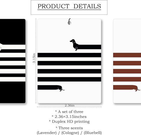 Mancheng-zi Funny Corgi Dog Car Air Freshener 3Pcs, Corgi Gifts for Lover Women Air Freshener Hanging for Cars Closet Drawer or Books, Cute Dog Car Accessories Mirror Decor for Women in Kuwait