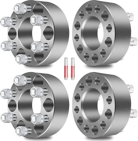 ECCPP 4PCS 2 "6 Lug Wheel Spacers Kits 6x4.5 to 6x4.5 6x114.3 فواصل العجلات تناسب 1991-2004 ل Dodge Dakota 1998-2006 ل Dodge Durango in Saudi Arabia