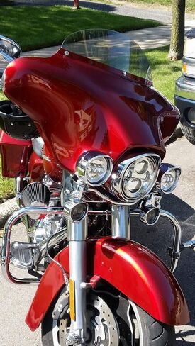 8" Light Tint Windshield Compatible with Harley Davidson Street Glide/Electra Glide/Ultra Classic/Tri-Glide 2014-2023 Models in Saudi Arabia