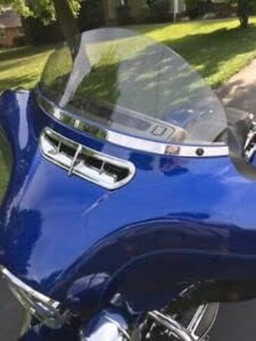 8" Light Tint Windshield Compatible with Harley Davidson Street Glide/Electra Glide/Ultra Classic/Tri-Glide 2014-2023 Models in Saudi Arabia