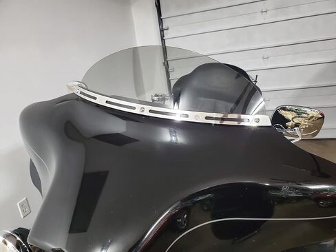 8" Light Tint Windshield Compatible with Harley Davidson Street Glide/Electra Glide/Ultra Classic/Tri-Glide 2014-2023 Models in Saudi Arabia