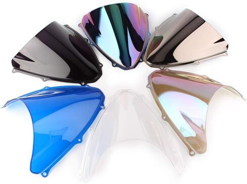 Gzyf Motorcycle Windshield يناسب Uzuki GSXR 600/750 2006-2007 K6 ، Iridium العميق in Kuwait