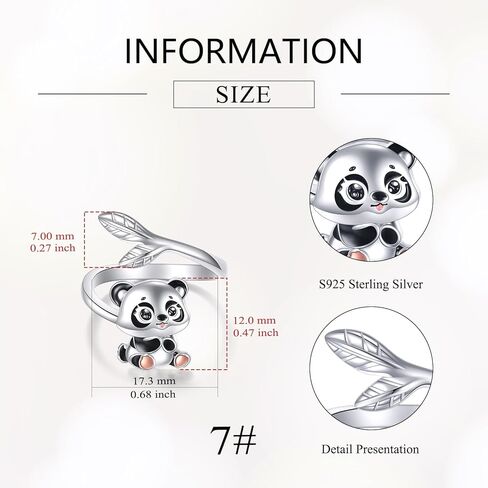 Feather Ring 925 Sterling Silver Turquoise Ring Adjustable Open Ring Jewelry Gifts for Women in Kuwait