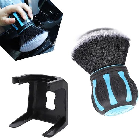 Leechio 1 PC Car Detail Brush ، فرشاة تفصيلية ناعمة للغاية ، فرشاة تفصيلية كروية مع رف التخزين ، أدوات تنظيف السيارات الشاملة ، لمعظم السيارات والشاحنات وسيارات الدفع الرباعي (الأزرق) in Saudi Arabia