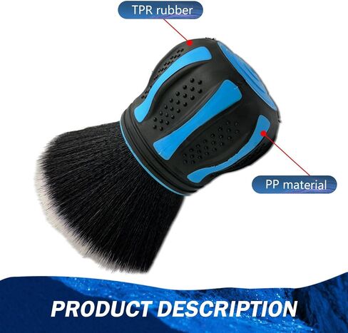Leechio 1 PC Car Detail Brush ، فرشاة تفصيلية ناعمة للغاية ، فرشاة تفصيلية كروية مع رف التخزين ، أدوات تنظيف السيارات الشاملة ، لمعظم السيارات والشاحنات وسيارات الدفع الرباعي (الأزرق) in Saudi Arabia