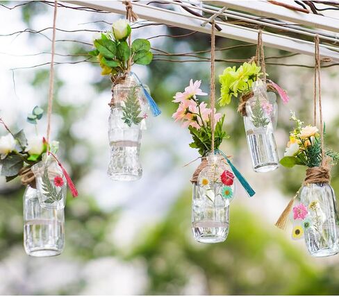 TaoBary 131 Pcs DIY Transparent Dried Flower Bookmark Set Handmade DIY Bookmarks with Dried Pressed Flowers Leaves Butterfly Stickers Colorful Tassels and Tweezers for Reader Writer (Rainbow Color) in Saudi Arabia