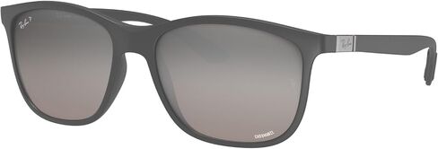 Ray-Ban RB4330CH Sunglasses Bundle: RB 4330CH Chromance 60175J Chromance Sand Gray Mirro and Universal Anti Slicone Leash in Saudi Arabia