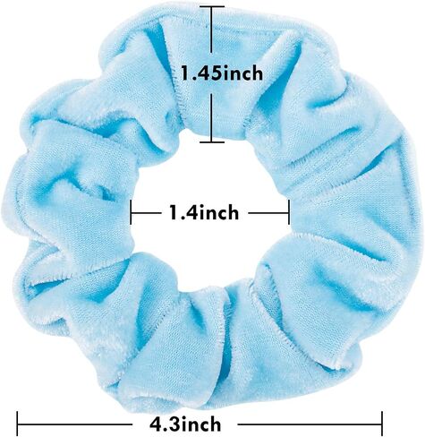 صراخ الشعر الباستيل الصخور مرنة scrunchy bobbles مخملية العصابات بوهو الشعر الناعم ملحقات الشعر للبنات (12 لونا) in Saudi Arabia
