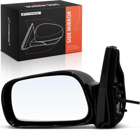 A-Premium Driver Side Manual Door Mirror - Compatible with Toyota Matrix 2003-2008 - Non-Heated, Non-Folding, Black Outside Rear View Mirror - Replace# 8794002400 in Saudi Arabia