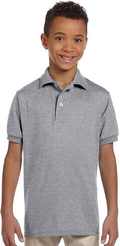 Jerzees Youth 50/50 Jersey Polo 437Y in Kuwait