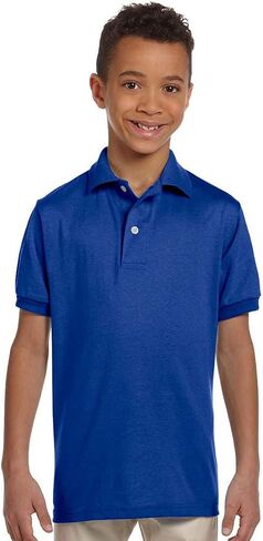 Jerzees Youth 50/50 Jersey Polo 437Y in Kuwait