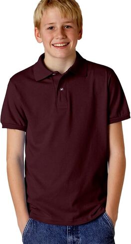 Jerzees Youth 50/50 Jersey Polo 437Y in Kuwait