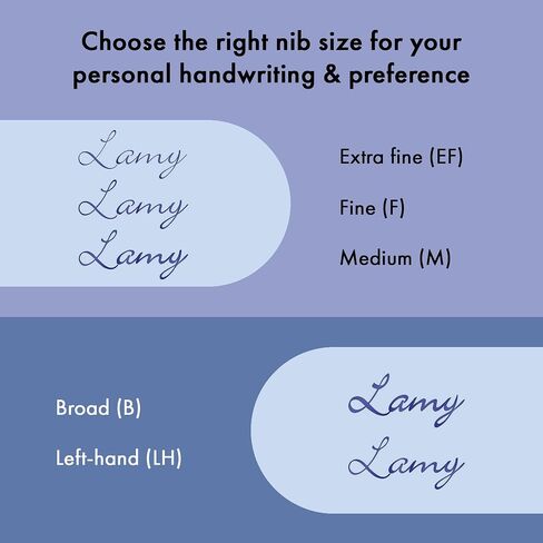 Lamy al -Star Aquatic - قلم نافورة مع قبضة مريحة ورسالة فولاذية مصقولة في حجم EF - جسم الألومنيوم خفيف الوزن - بما في ذلك خرطوشة Lamy T 10 الأزرق - اليد اليمنى in Kuwait